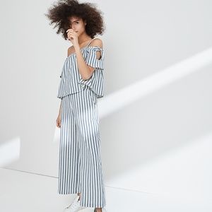 NWT Madewell Striped Jumpsuit